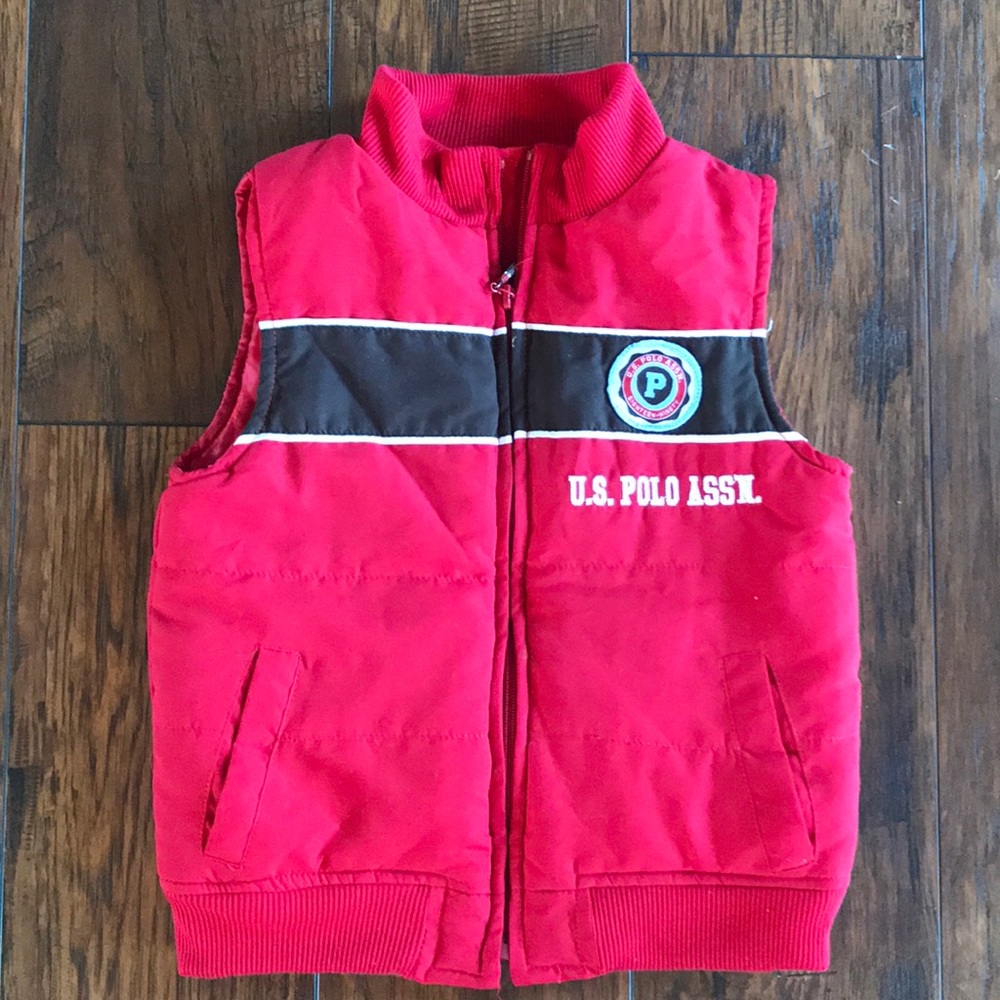US Polo Assn zip vest